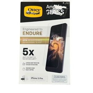 OtterBox Amplify Glass screen protector for the iPhone 13 Pro NIB